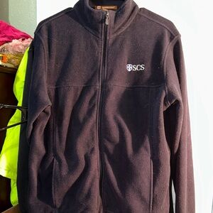 SCS Unisex’s Black Fleece Jacket